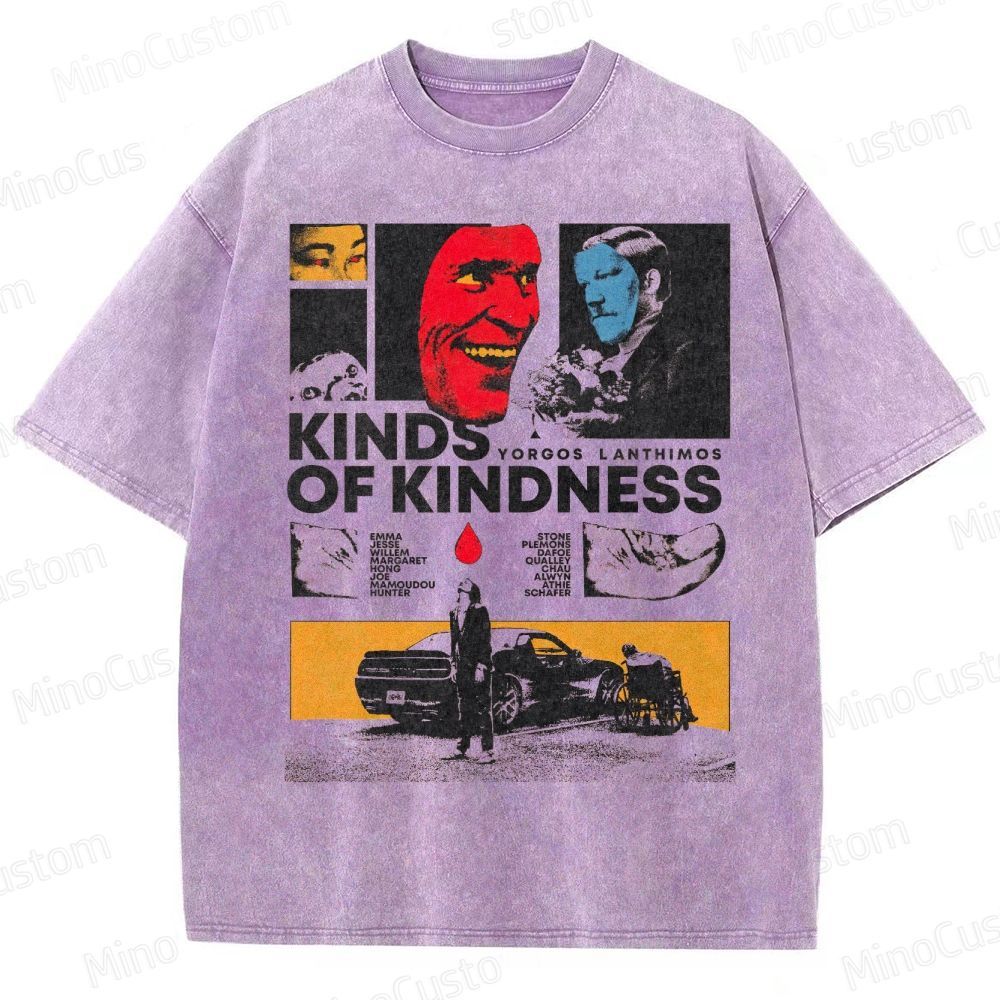 Kinds of Kindness Movie Washed T-Shirt 