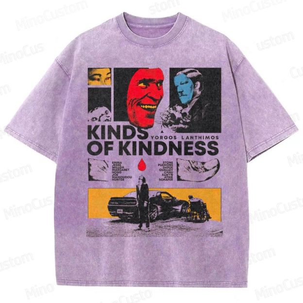 Kinds of Kindness Movie Washed T-Shirt 