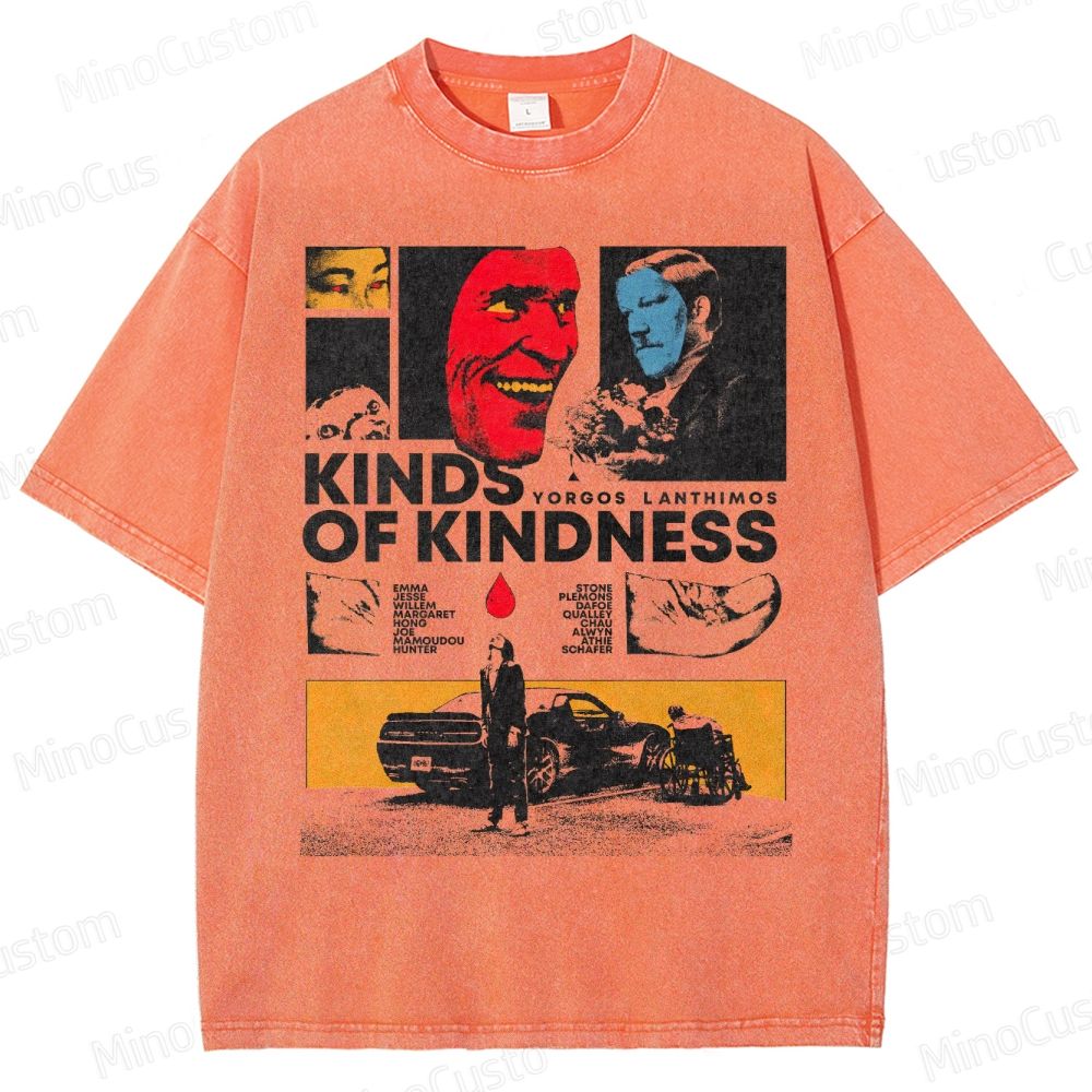 Kinds of Kindness Movie Washed T-Shirt 