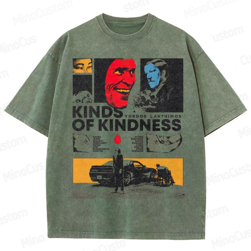 Kinds of Kindness Movie Washed T-Shirt 