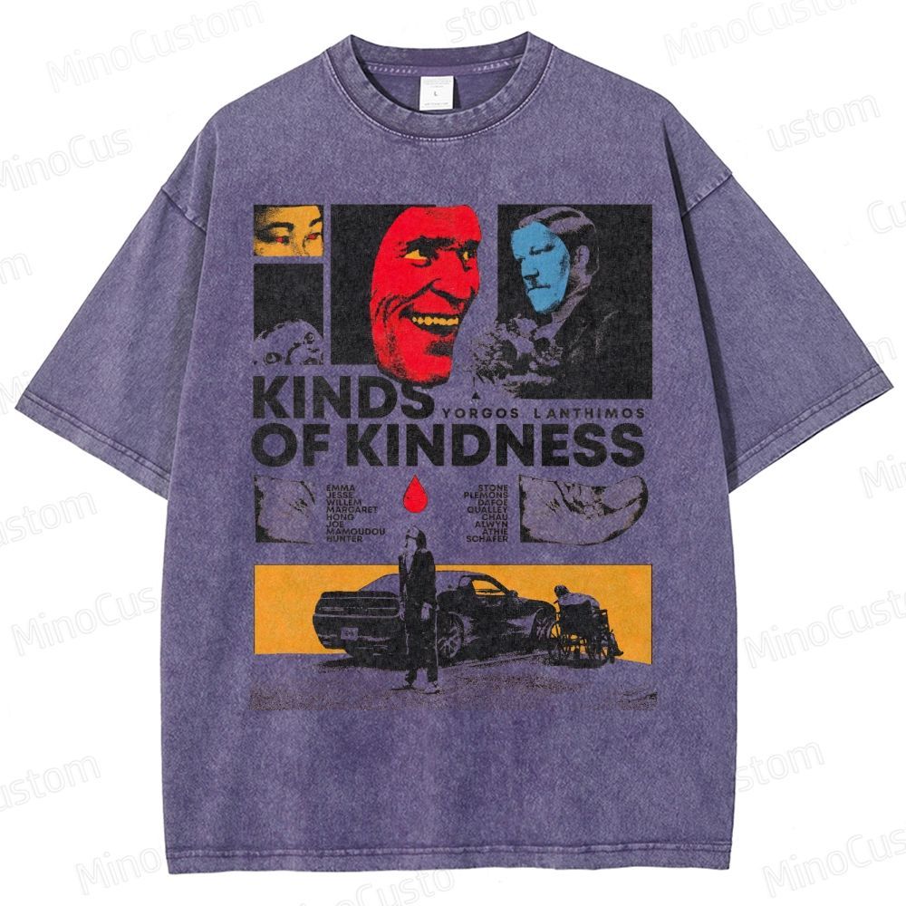 Kinds of Kindness Movie Washed T-Shirt 