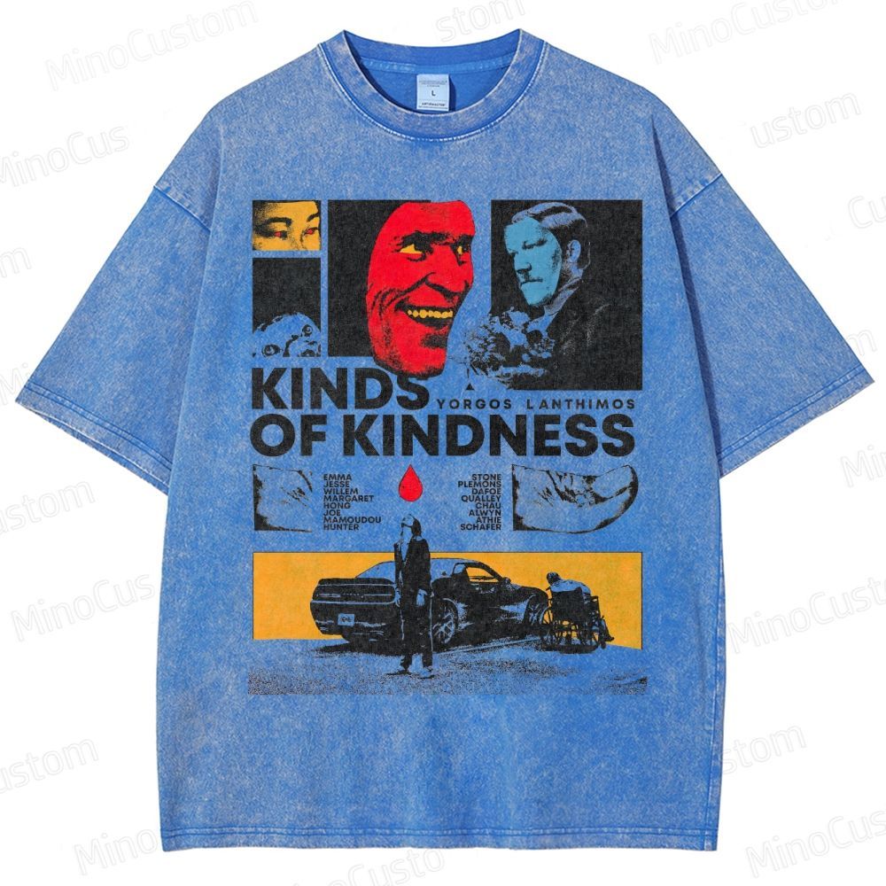 Kinds of Kindness Movie Washed T-Shirt 