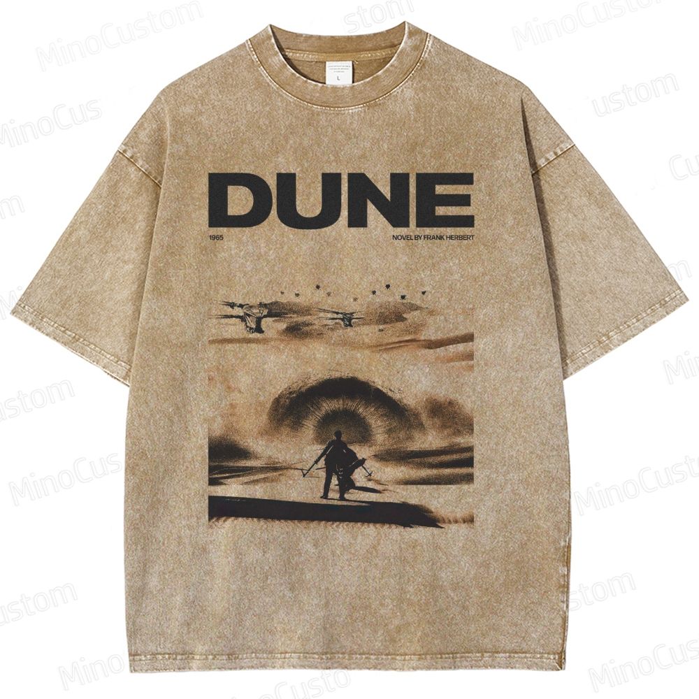 Vintage Washed Dune Graphic Sci - Fi T - shirt
