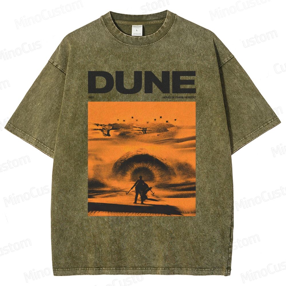 Vintage Washed Dune Graphic Sci - Fi T - shirt