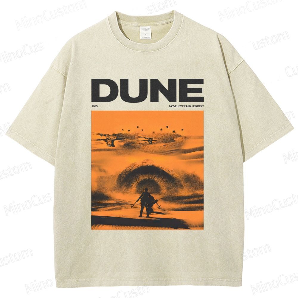 Vintage Washed Dune Graphic Sci - Fi T - shirt