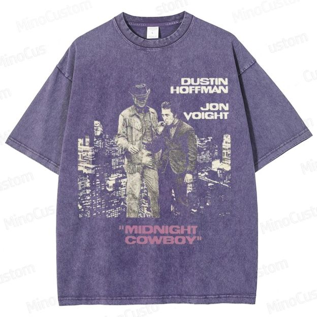 Vintage Washed Midnight Cowboy Graphic Drama T - shirt