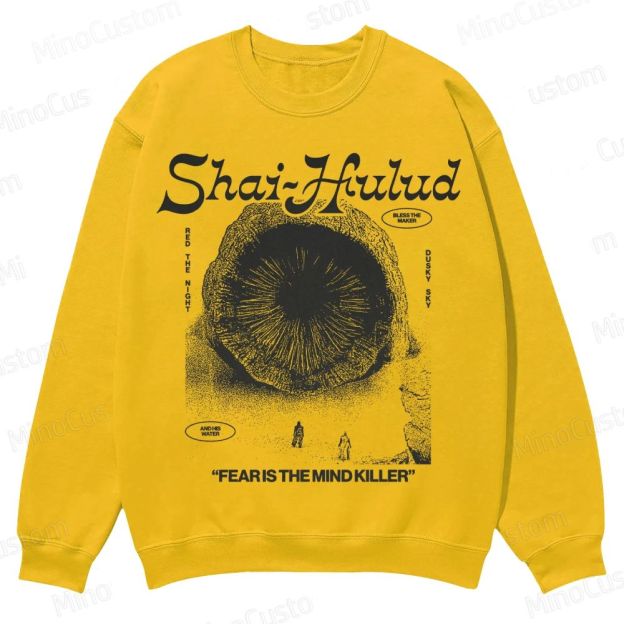 Dune Retro Movie Casual Crewneck Sweatshirt