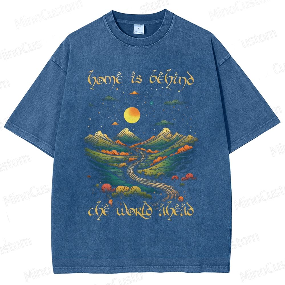 Vintage Washed The Lord of the Rings  Fantasy T - shirt