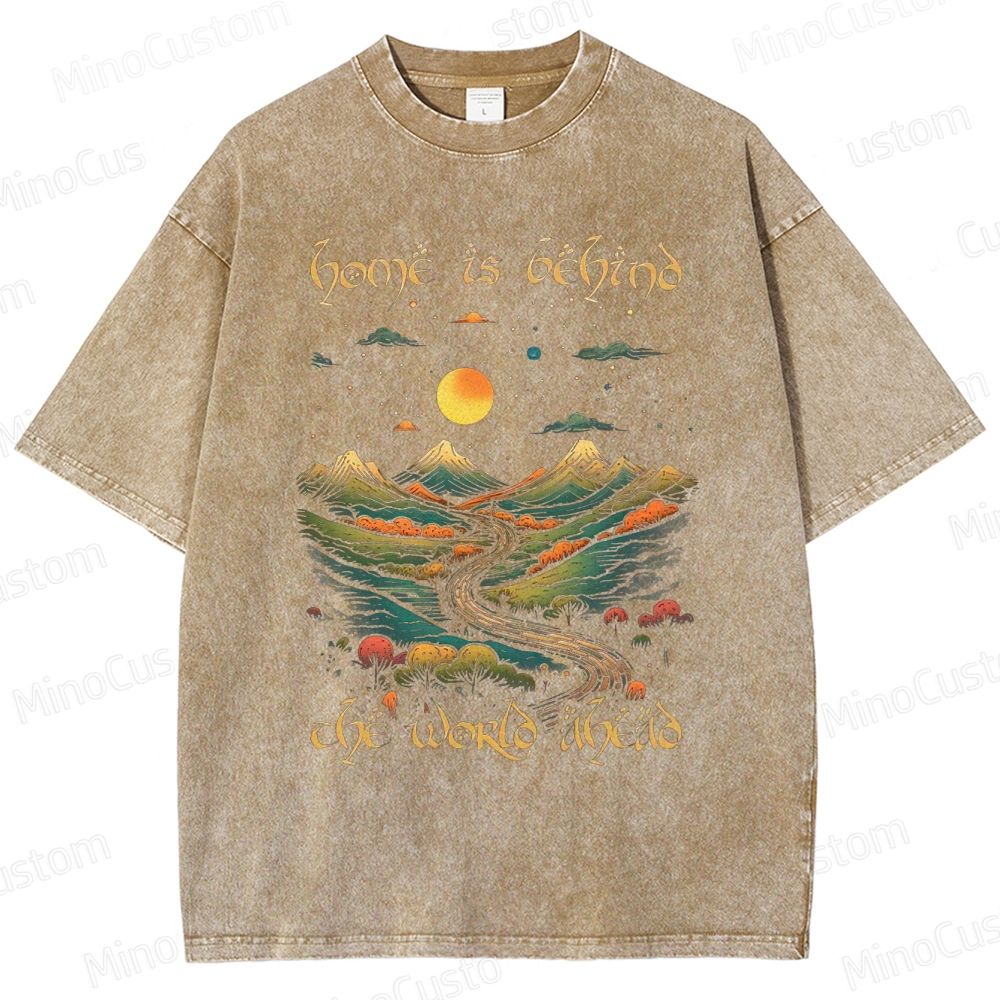 Vintage Washed The Lord of the Rings  Fantasy T - shirt