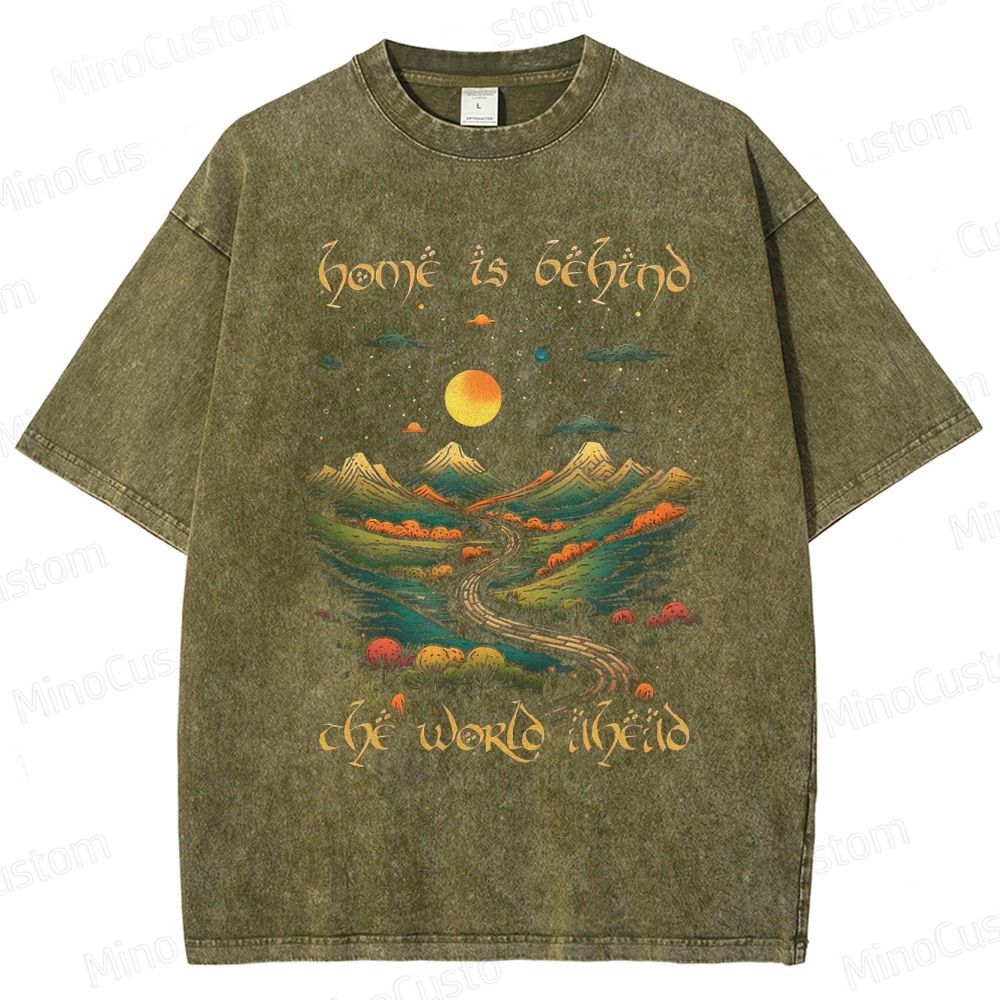 Vintage Washed The Lord of the Rings  Fantasy T - shirt