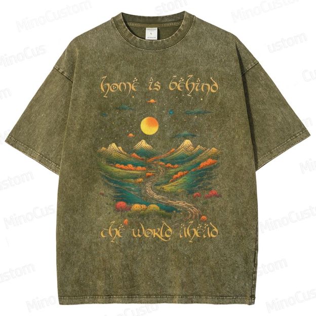 Vintage Washed The Lord of the Rings  Fantasy T - shirt