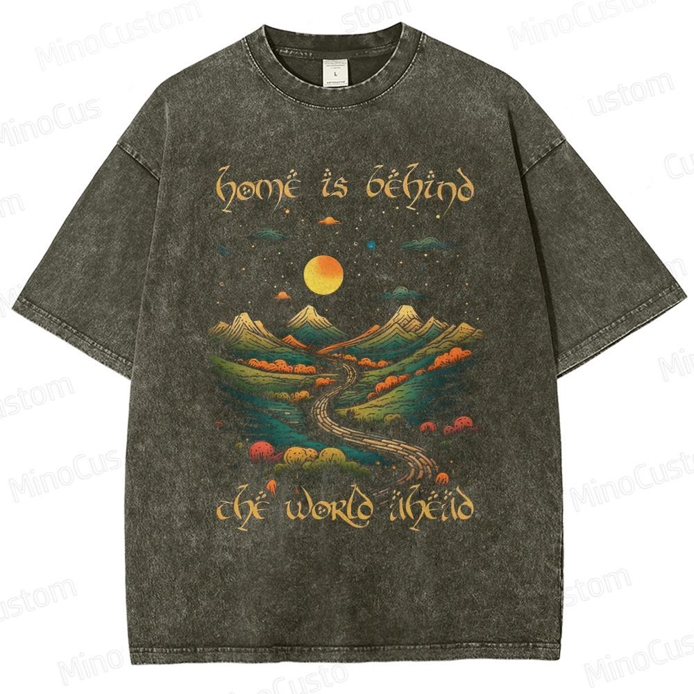 Vintage Washed The Lord of the Rings  Fantasy T - shirt