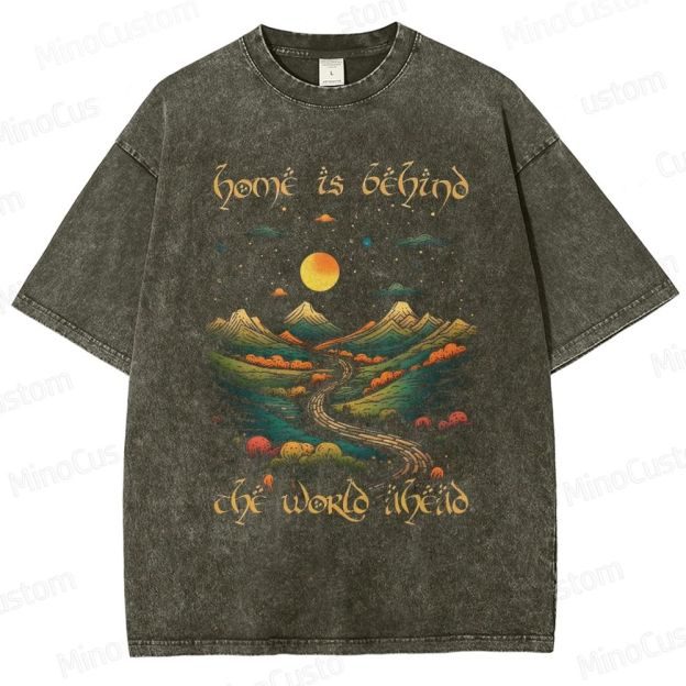 Vintage Washed The Lord of the Rings  Fantasy T - shirt