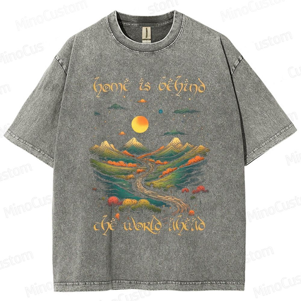 Vintage Washed The Lord of the Rings  Fantasy T - shirt