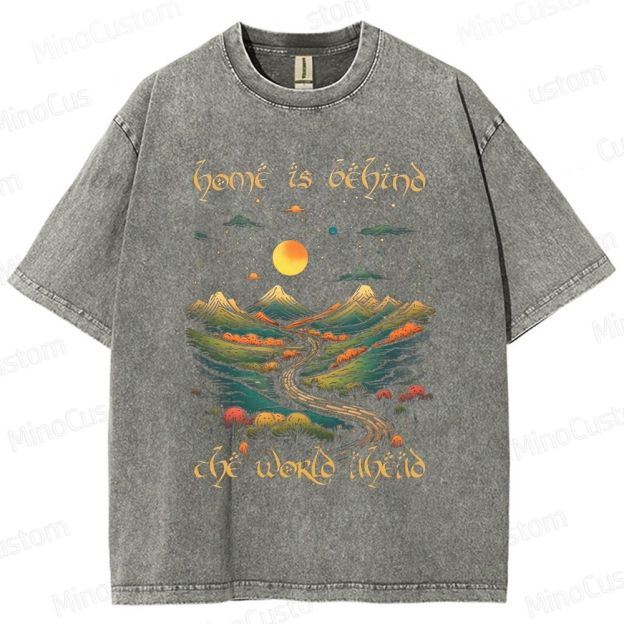 Vintage Washed The Lord of the Rings  Fantasy T - shirt