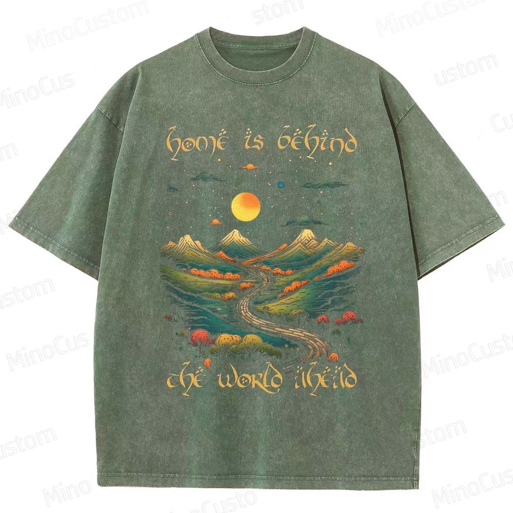 Vintage Washed The Lord of the Rings  Fantasy T - shirt