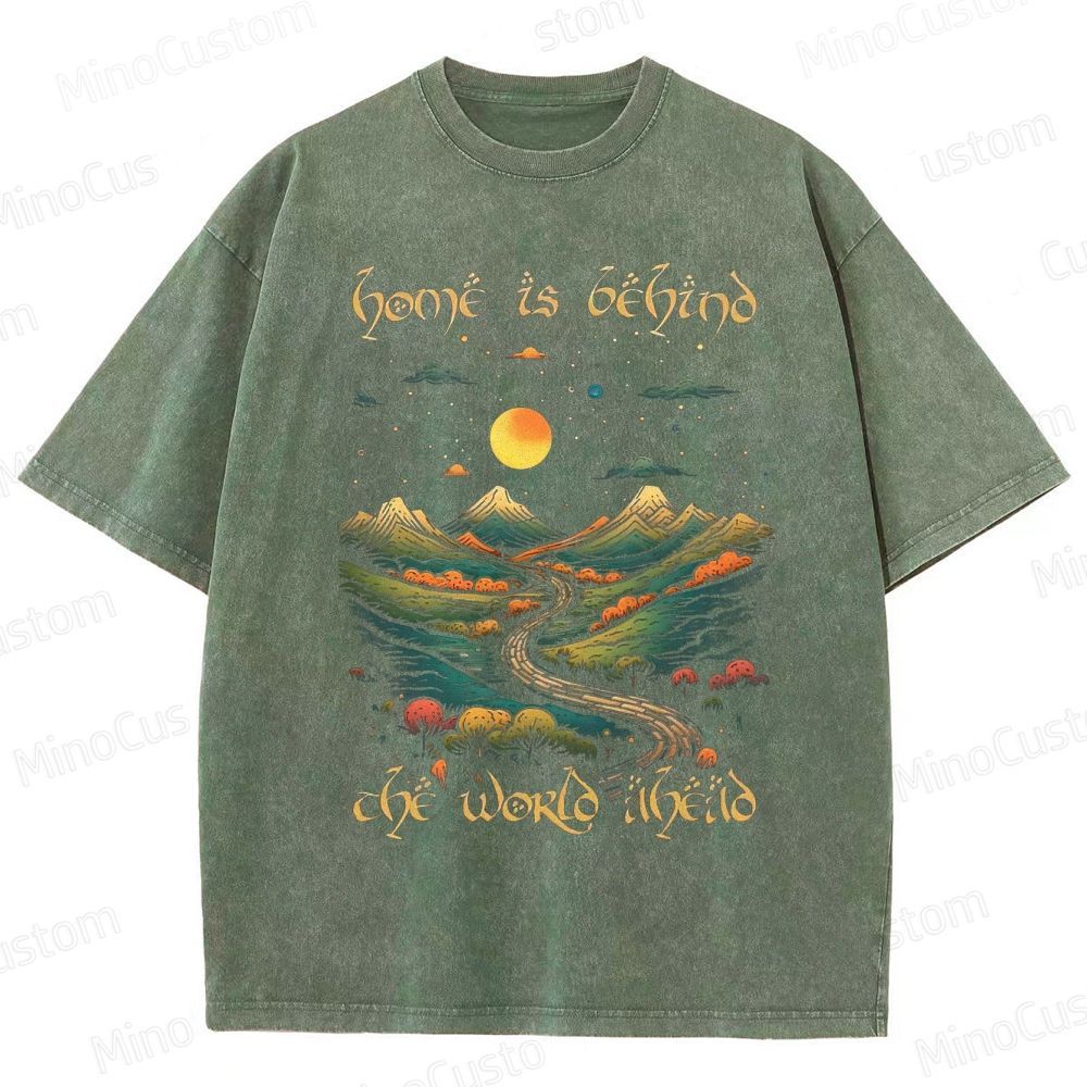 Vintage Washed The Lord of the Rings  Fantasy T - shirt