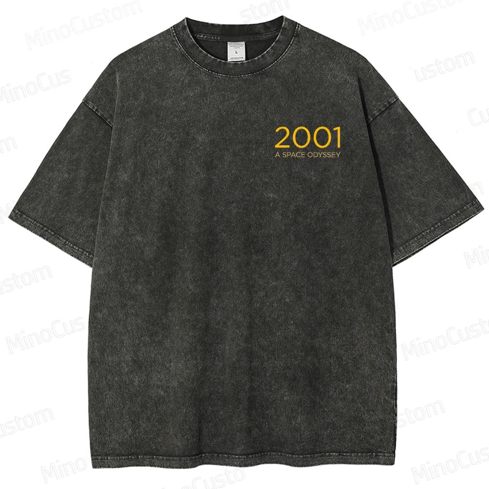 Vintage Washed 2001: A Space Odyssey Graphic Sci - Fi T - shirt