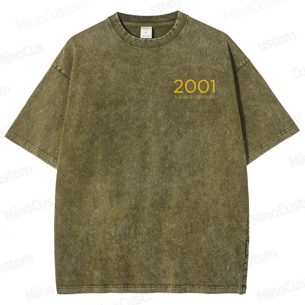 Vintage Washed 2001: A Space Odyssey Graphic Sci - Fi T - shirt