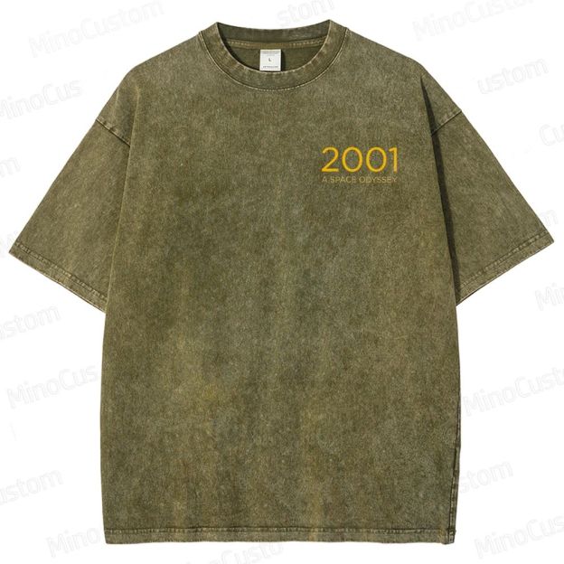 Vintage Washed 2001: A Space Odyssey Graphic Sci - Fi T - shirt