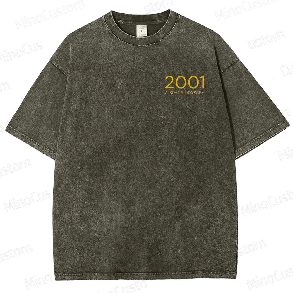 Vintage Washed 2001: A Space Odyssey Graphic Sci - Fi T - shirt