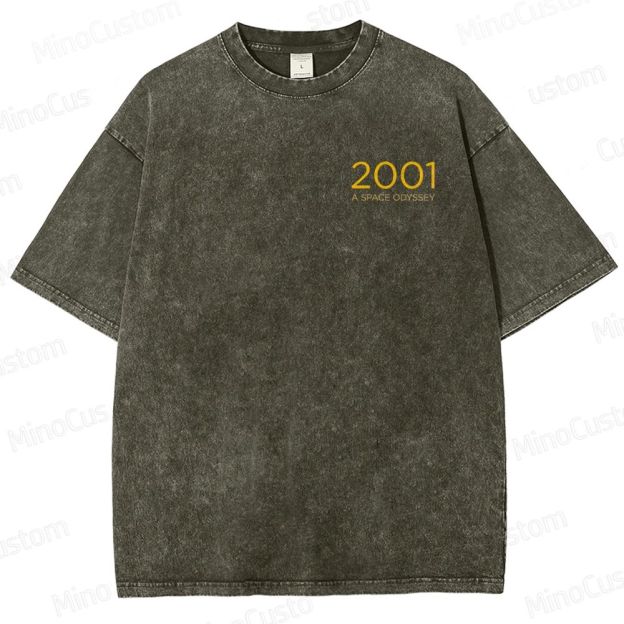 Vintage Washed 2001: A Space Odyssey Graphic Sci - Fi T - shirt