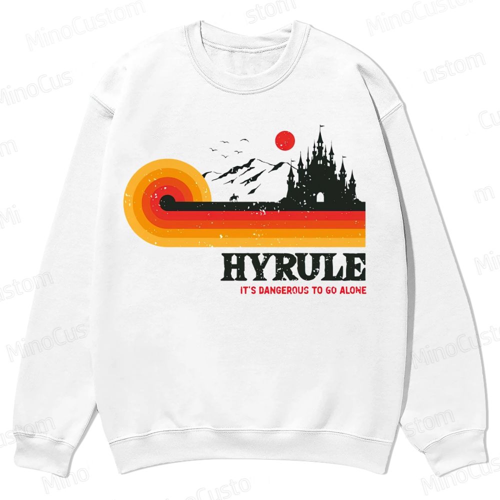 It's Dangerous To Go Alone Casual Crewneck Sweatshirt 