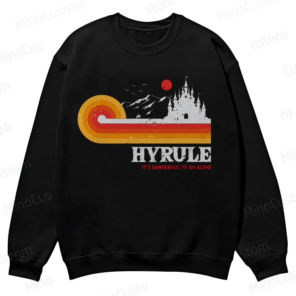 It's Dangerous To Go Alone Casual Crewneck Sweatshirt 