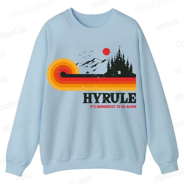 It's Dangerous To Go Alone Casual Crewneck Sweatshirt 