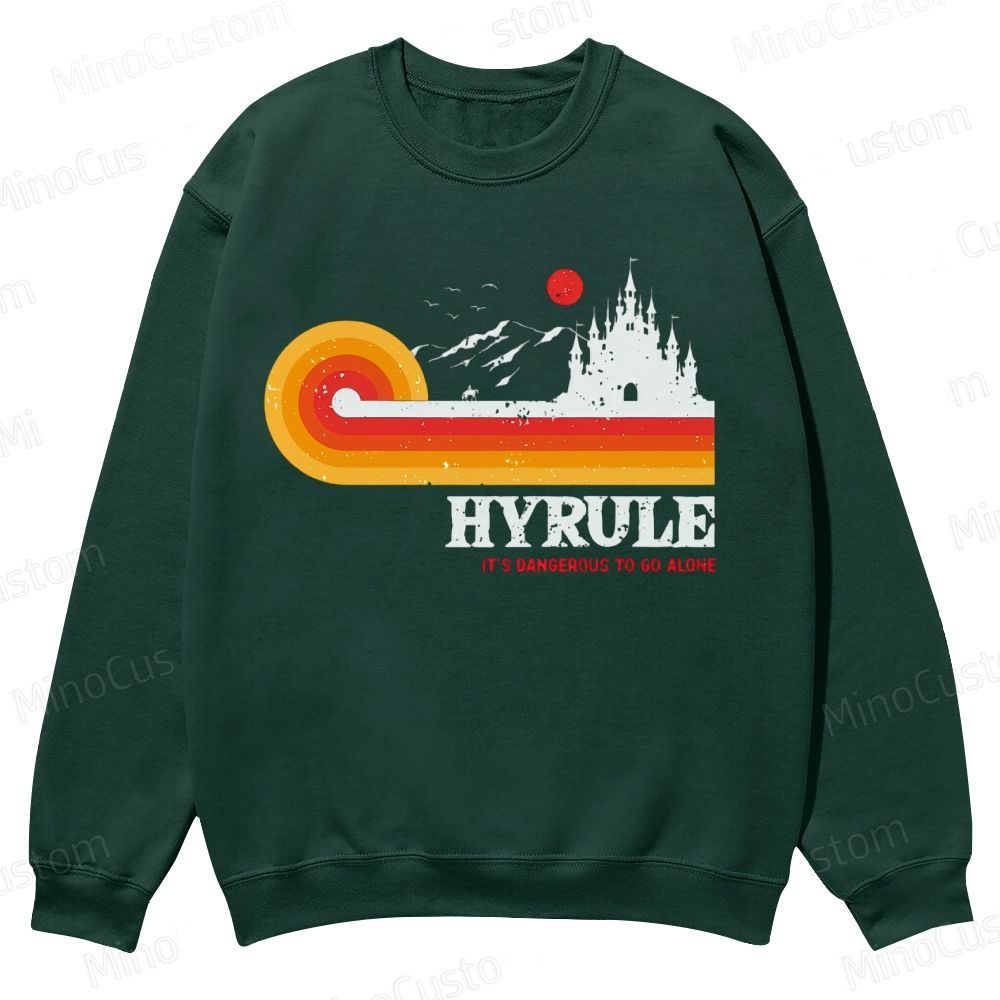 It's Dangerous To Go Alone Casual Crewneck Sweatshirt 