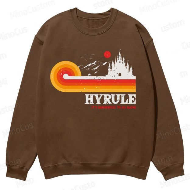 It's Dangerous To Go Alone Casual Crewneck Sweatshirt 