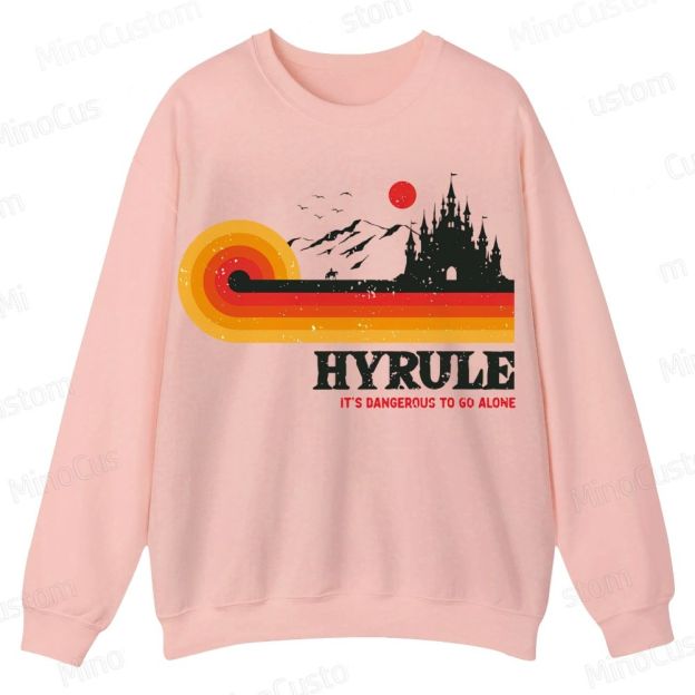 It's Dangerous To Go Alone Casual Crewneck Sweatshirt 