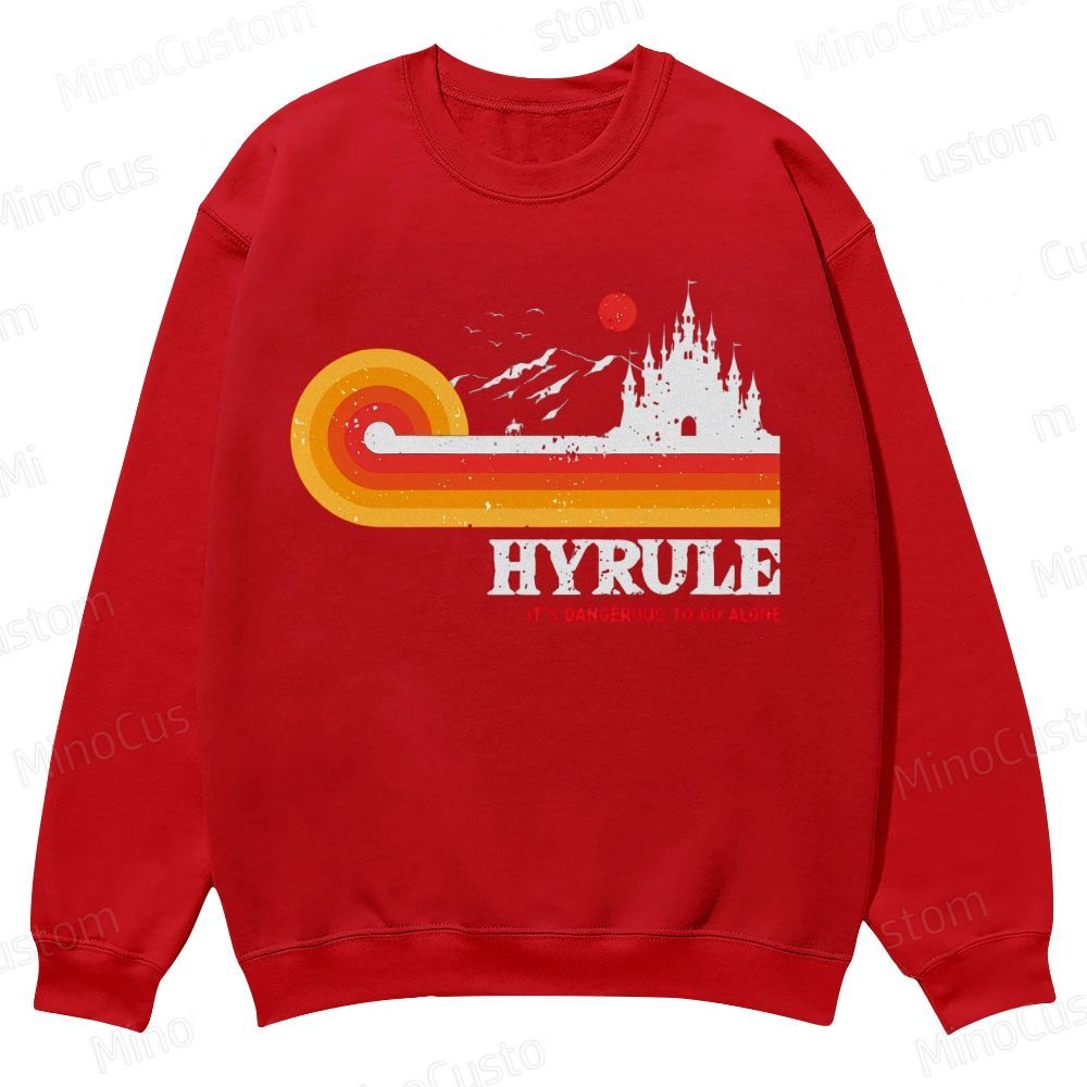 It's Dangerous To Go Alone Casual Crewneck Sweatshirt 