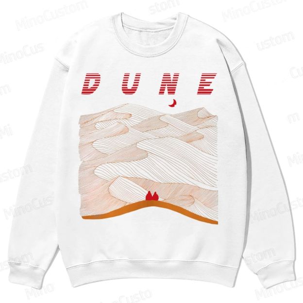 Sands of Synchronicity Casual Crewneck Sweatshirt 