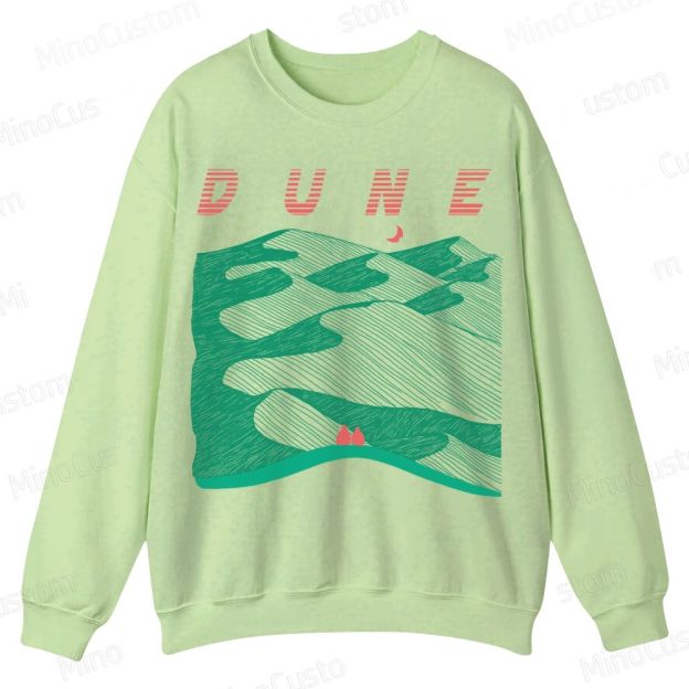 Sands of Synchronicity Casual Crewneck Sweatshirt 