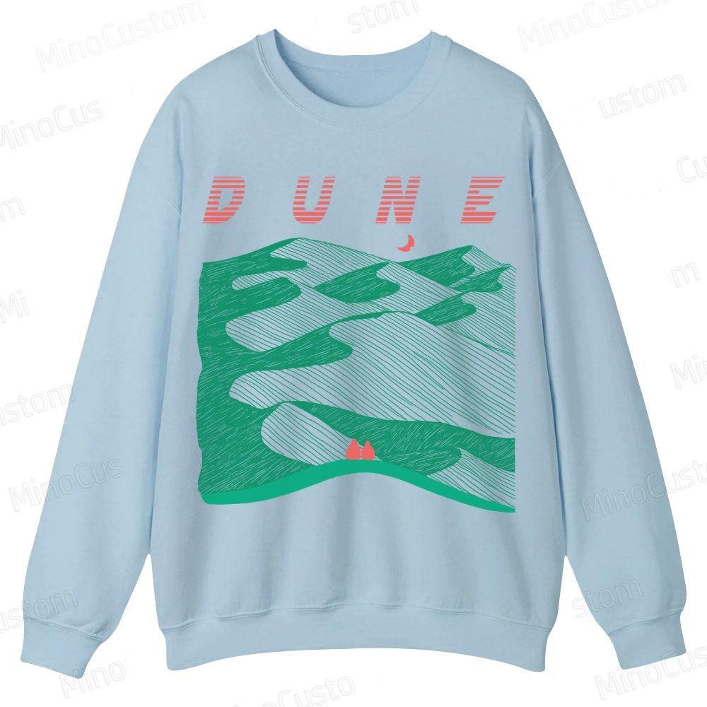 Sands of Synchronicity Casual Crewneck Sweatshirt 