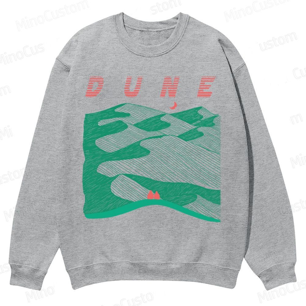 Sands of Synchronicity Casual Crewneck Sweatshirt 