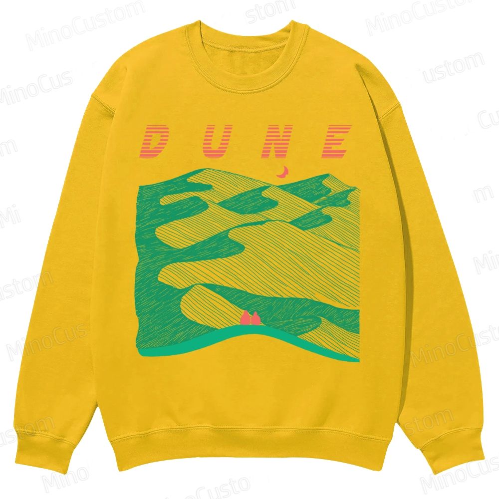 Sands of Synchronicity Casual Crewneck Sweatshirt 