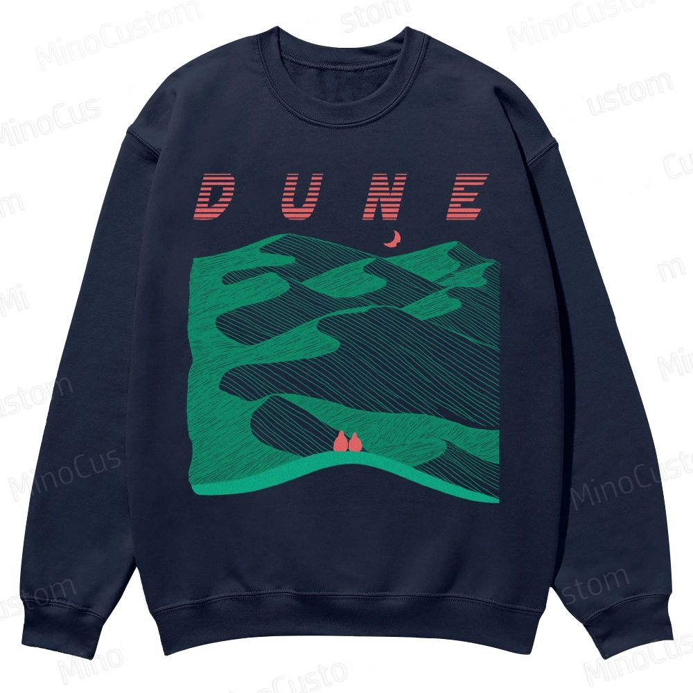 Sands of Synchronicity Casual Crewneck Sweatshirt 