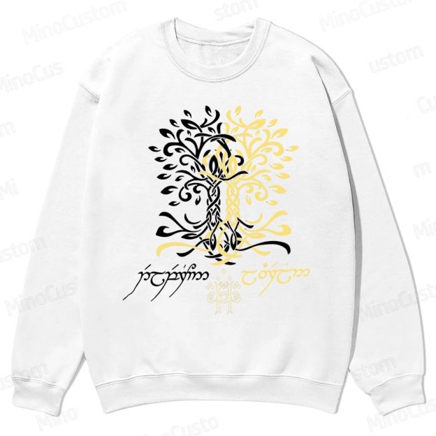 The Silmarillion Two Trees Of Valinor Casual Crewneck Sweatshirt 