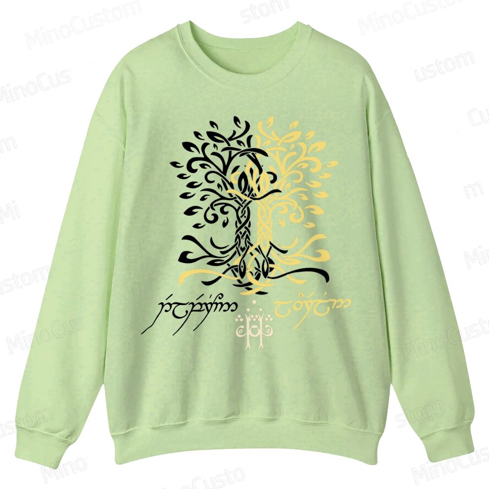 The Silmarillion Two Trees Of Valinor Casual Crewneck Sweatshirt 
