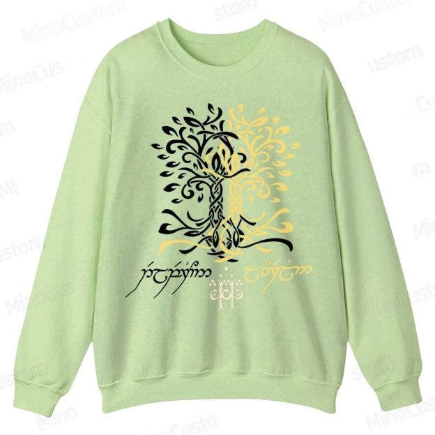 The Silmarillion Two Trees Of Valinor Casual Crewneck Sweatshirt 