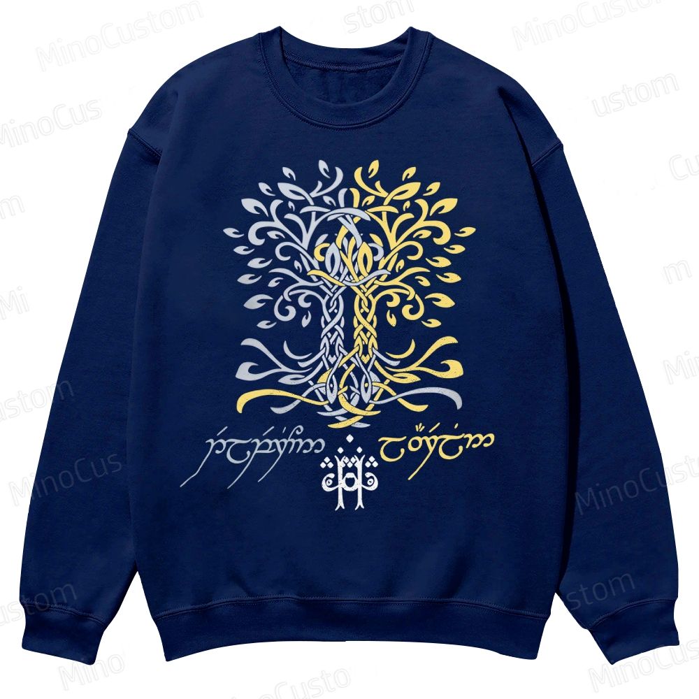 The Silmarillion Two Trees Of Valinor Casual Crewneck Sweatshirt 