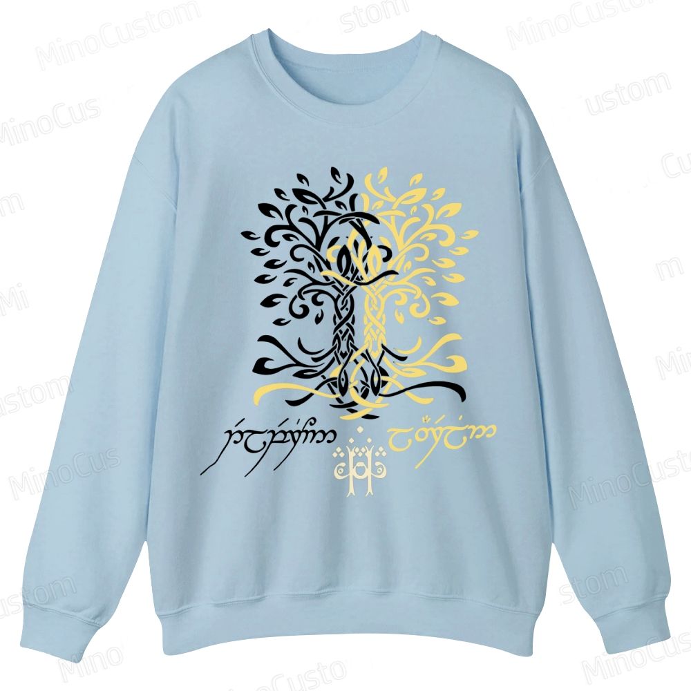 The Silmarillion Two Trees Of Valinor Casual Crewneck Sweatshirt 