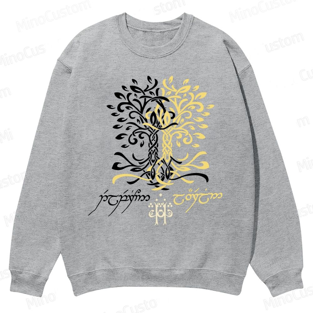 The Silmarillion Two Trees Of Valinor Casual Crewneck Sweatshirt 
