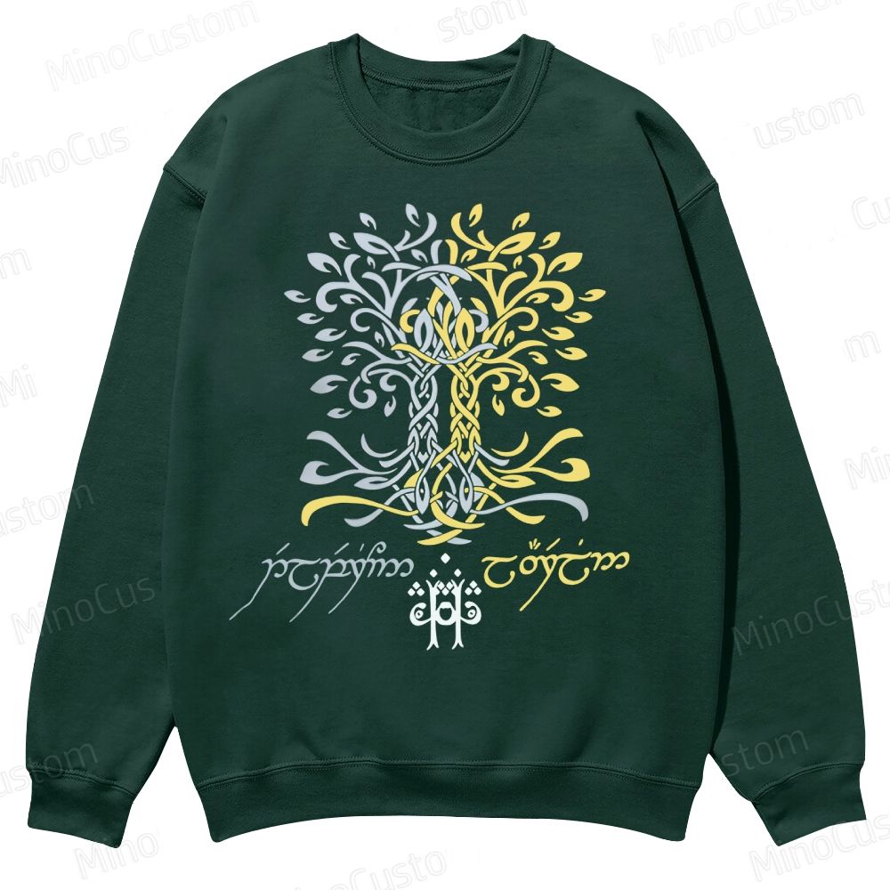 The Silmarillion Two Trees Of Valinor Casual Crewneck Sweatshirt 