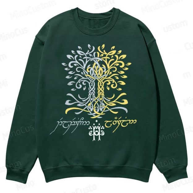 The Silmarillion Two Trees Of Valinor Casual Crewneck Sweatshirt 