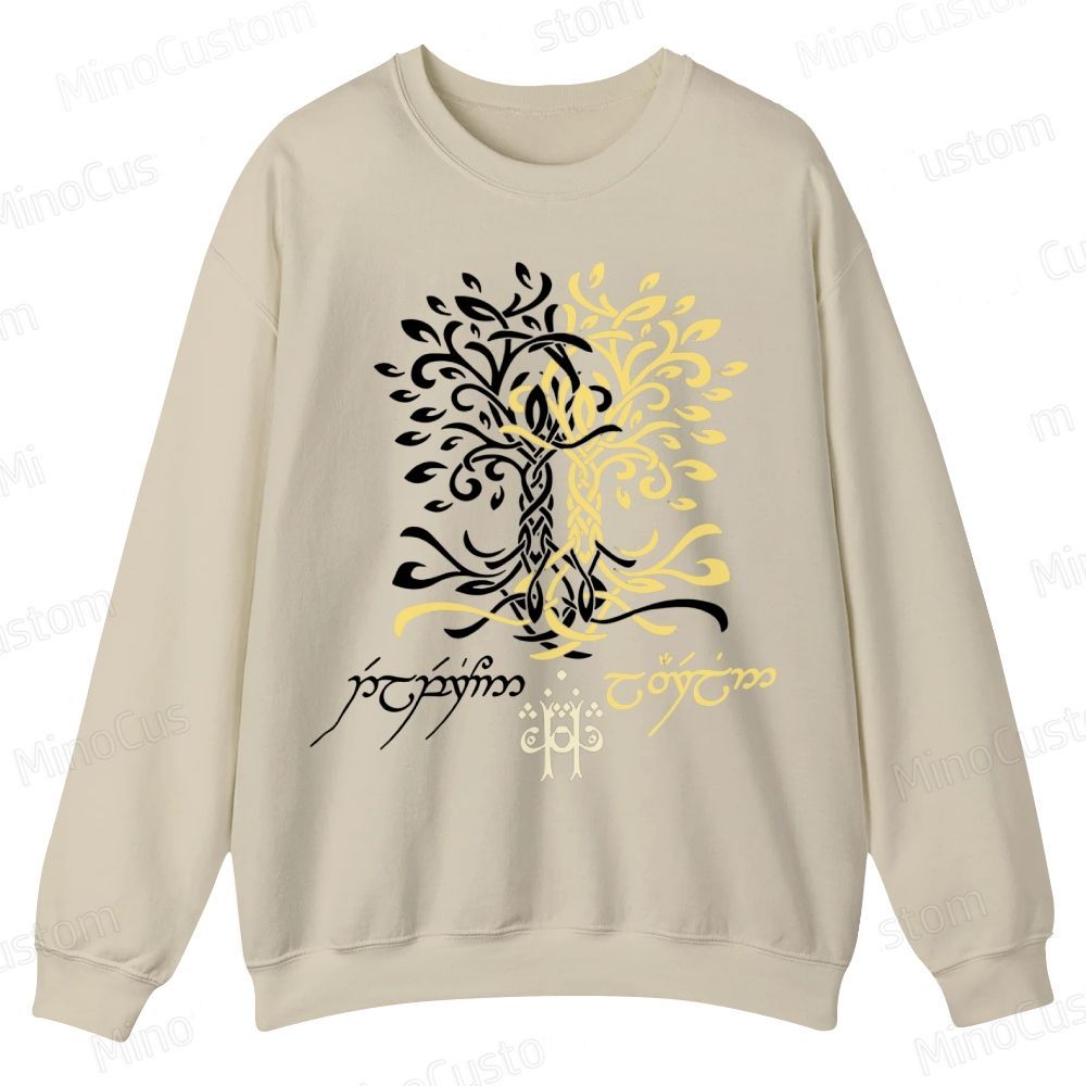 The Silmarillion Two Trees Of Valinor Casual Crewneck Sweatshirt 