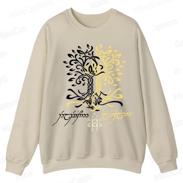 The Silmarillion Two Trees Of Valinor Casual Crewneck Sweatshirt 