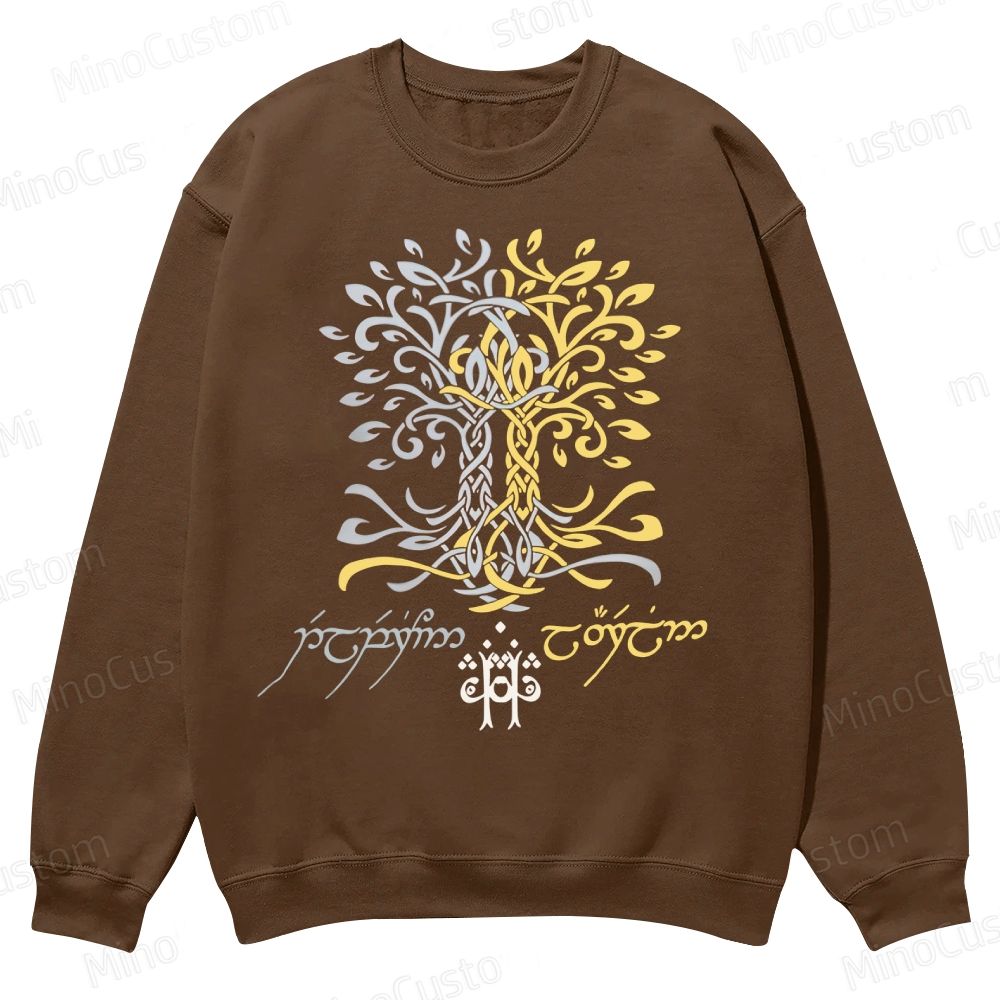 The Silmarillion Two Trees Of Valinor Casual Crewneck Sweatshirt 